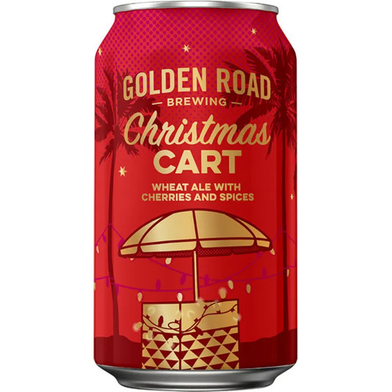 Golden Road Brewing Christmas Cart Wheat Ale view 1