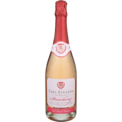 Earl Stevens Sparkling Strawberry Flavored Wine 750mL