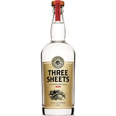 Cutwater Spirits Three Sheets California Small Batch Rum 750mL