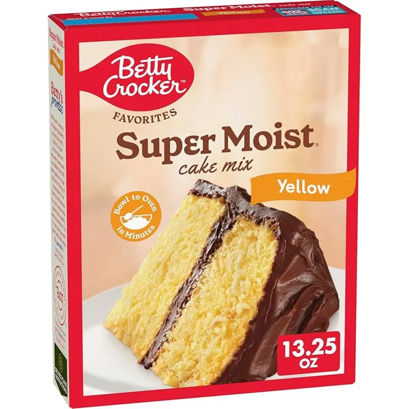 Betty Crocker Super Moist Yellow Cake Mix view 1