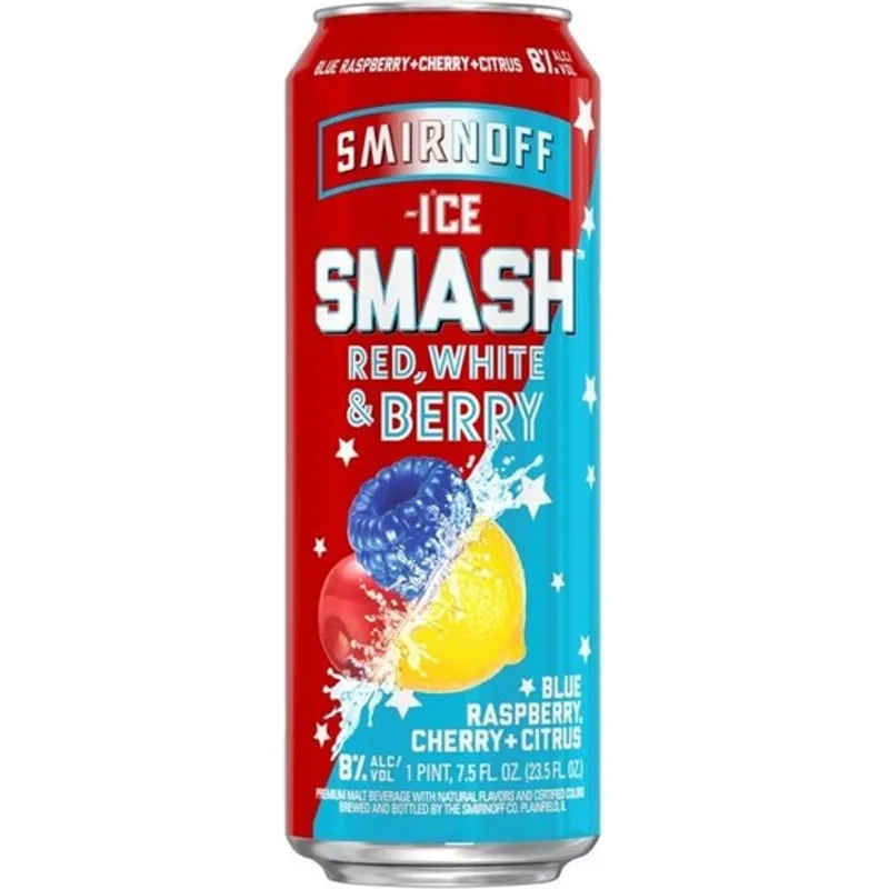 Smirnoff Ice Smash Red White & Berry view 1