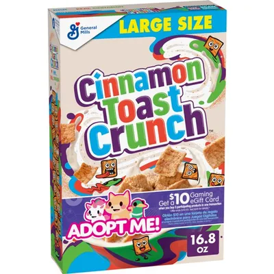Cinnamon Toast Crunch Cereal with Whole Grain 16.8oz Box