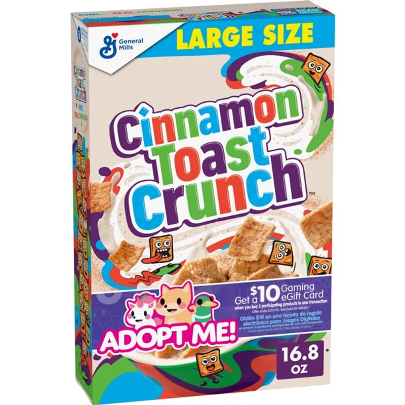 Cinnamon Toast Crunch Cereal with Whole Grain Box view 1