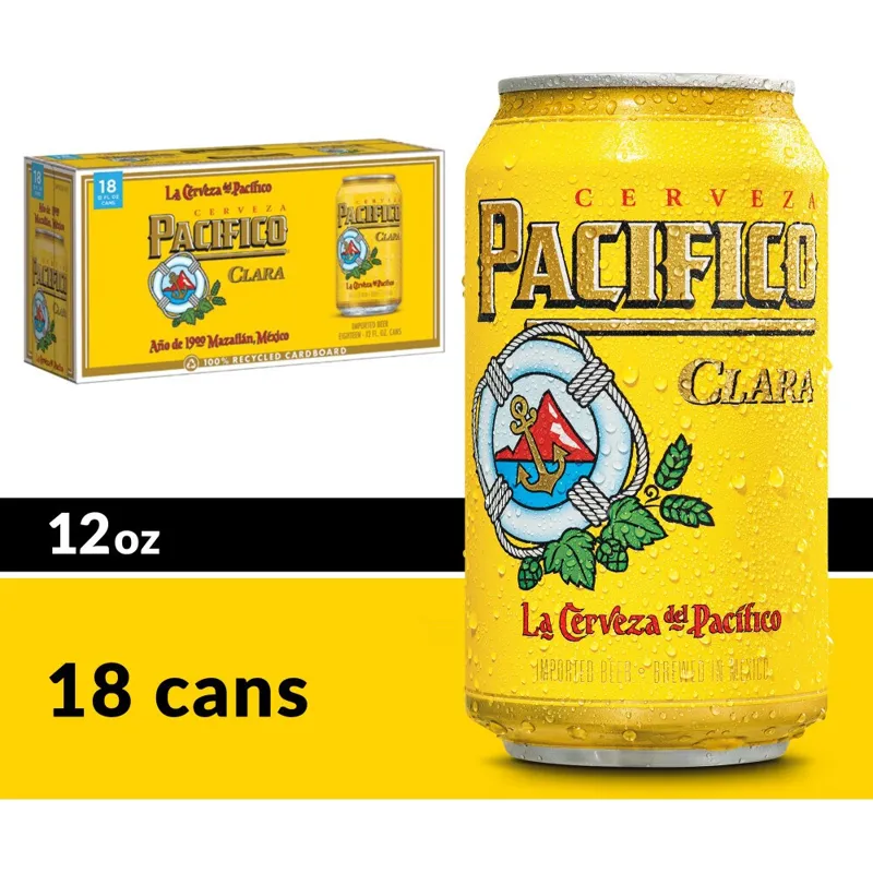 Pacifico Clara Mexican Lager Beer view 1