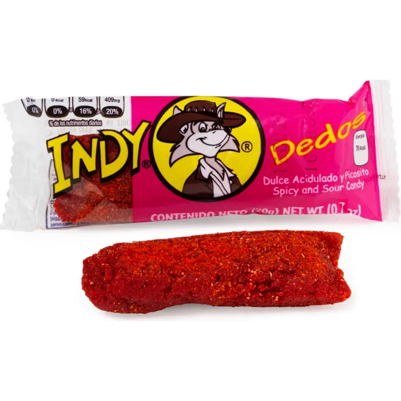 Indy Dedos Spicy & Sour Mexican Candy view 1