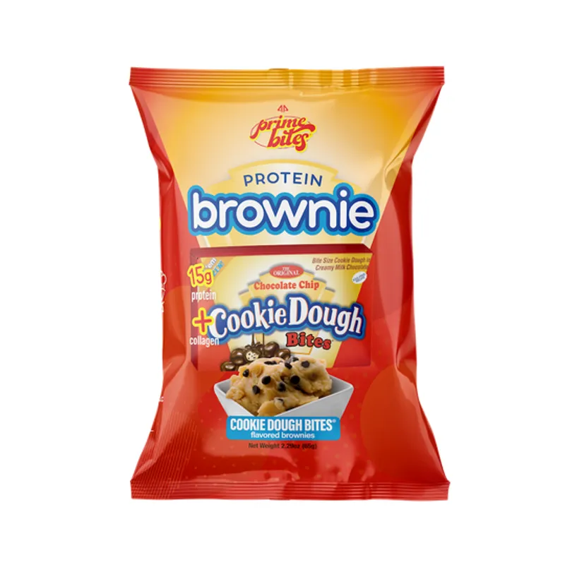 Prime Bites Protein Brownie Cookie Dough view 1