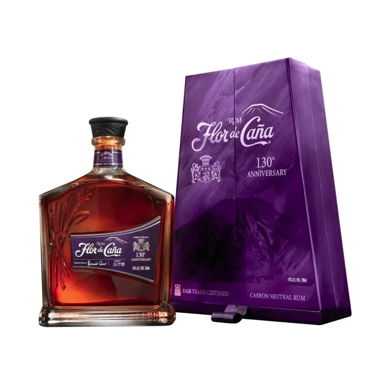 Flor de Cana 130th Anniversary 20 Year Rum view 1