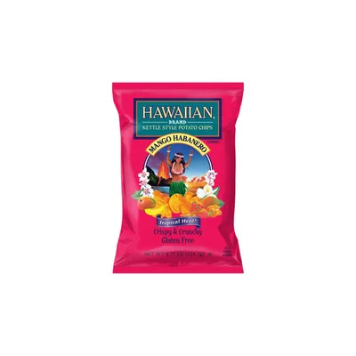 Hawaiian Mango Habanero Kettle Style Potato Chips 4.75 oz Bag