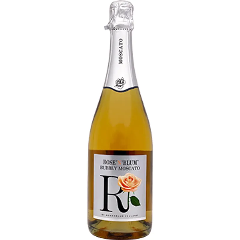 Rose 'N' Blum Bubbly by Rosenblum Cellars Sonoma County Moscato view 1