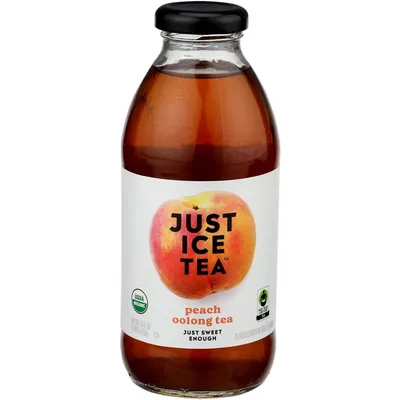 Just Ice Tea Peach Oolong Tea 16 oz Bottle