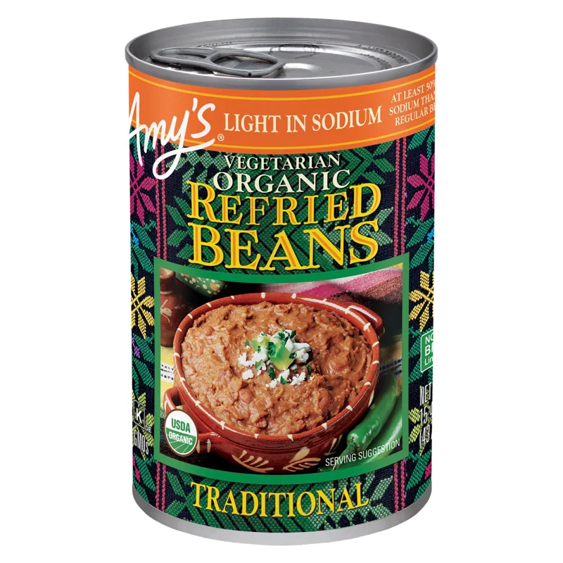 Amy's Organic Vegetarian Refried Beans view 1