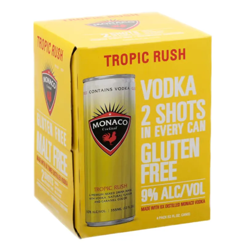 Monaco Gluten Free Tropical Rush Vodka view 1