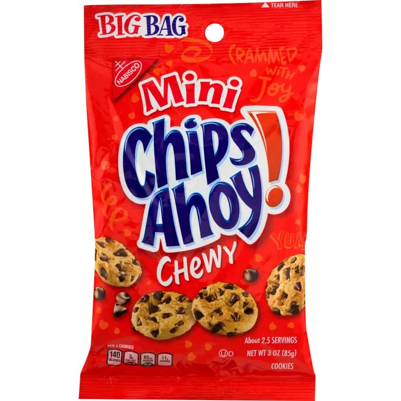 Nabisco Mini Chips Ahoy Chewy Chocolate Chip Cookies view 1