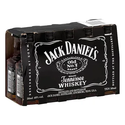 Jack Daniel's Old No. 7 Tennessee Whiskey 10-Pack 50ml