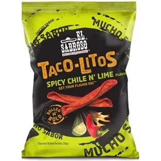 El Sabroso Spicy Chile & Lime Chips Bag