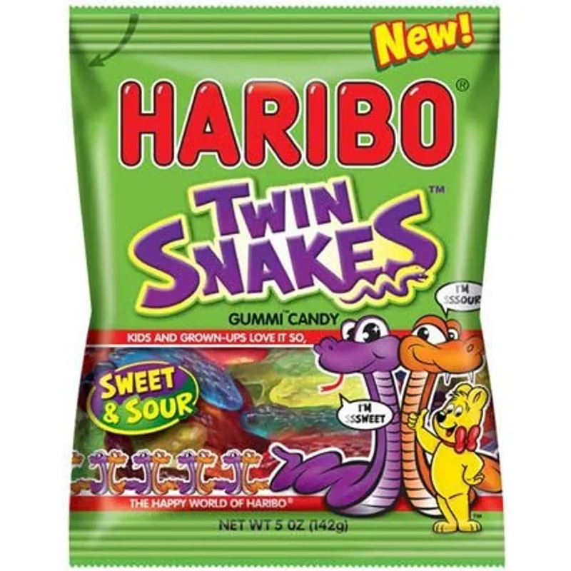 Haribo Twin Snakes Gummi Candy view 1