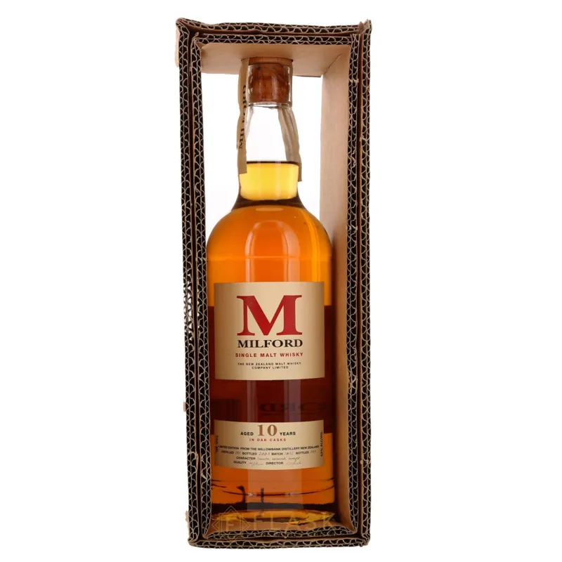Milford 10 Year Old Single Malt Whisky view 1