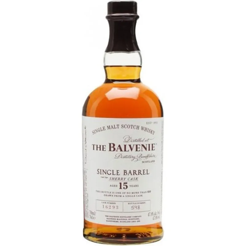 The Balvenie Single Barrel Single Malt Scotch Whisky Sherry Cask 15 Year view 1