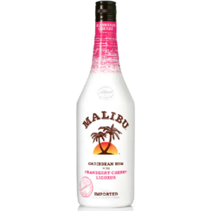 Malibu Cranberry-Cherry Caribbean Rum Liqueur view 1