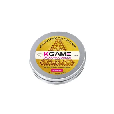 KGAME Dalgona Cookie Tin 2 Cookies 1.76 oz