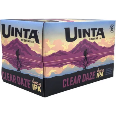 Uinta Brewing Clear Daze Juicy IPA 6 Pack 12oz Cans
