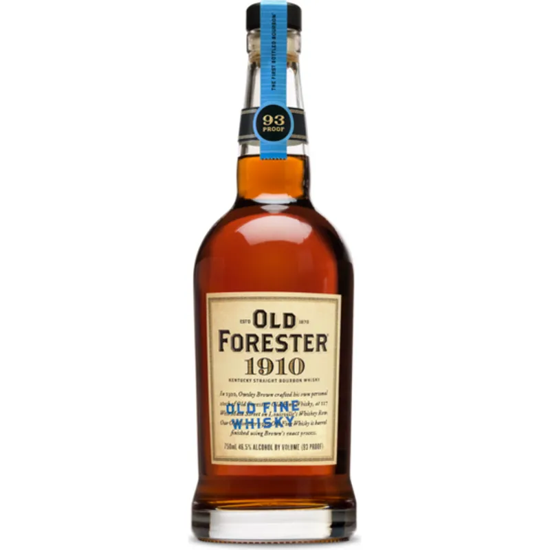 Old Forester 1910 Old Fine Whiskey Kentucky Straight Bourbon Whiskey view 1
