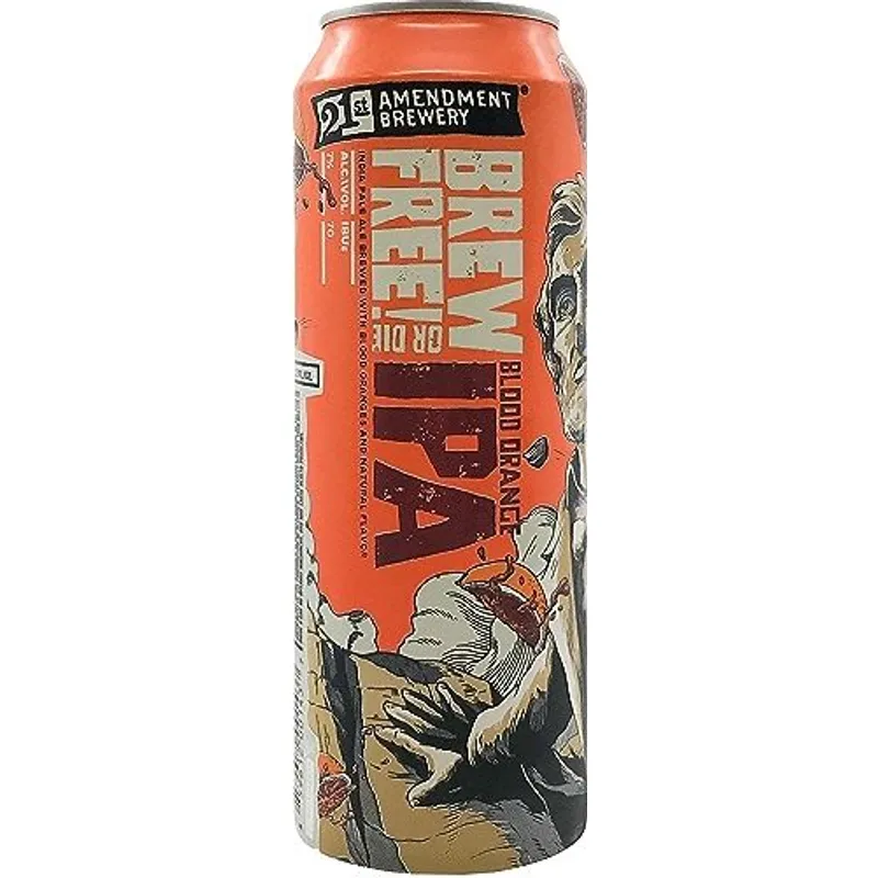 21st Amendment Brew Free Blood Orange IPA view 1