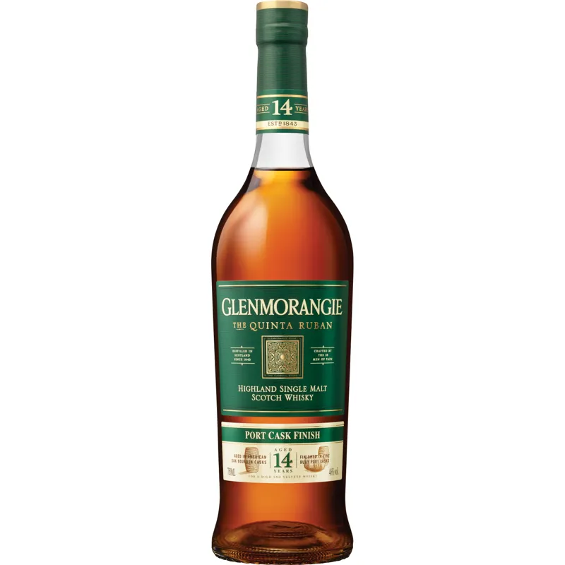 Glenmorangie The Quinta Ruban Highland Single Malt Scotch Whisky Port Cask Finish 14 Year view 1