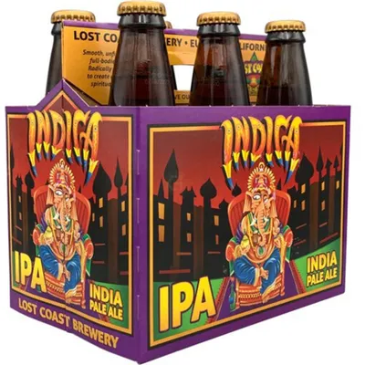 Lost Coast Indica IPA 6x 12oz Bottles