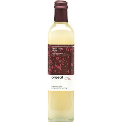 Small Hand Foods Orgeat Syrup 17.5 oz Bottle
