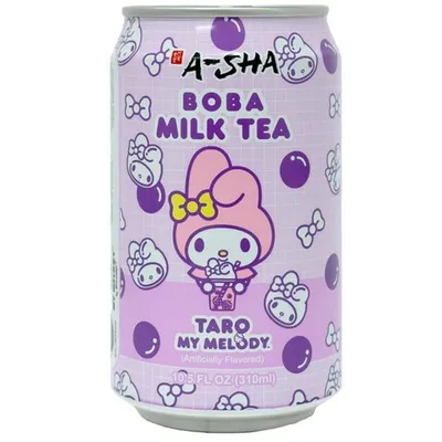 A-SHA Taro Boba Milk Tea 10.5 oz Can