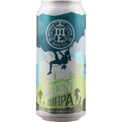 Mother Earth Ascent West Coast IPA 4 Pack 16 oz Cans