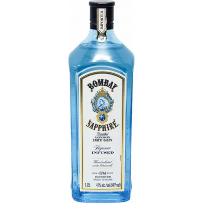 Bombay Sapphire Distilled London Dry Gin 1.75L