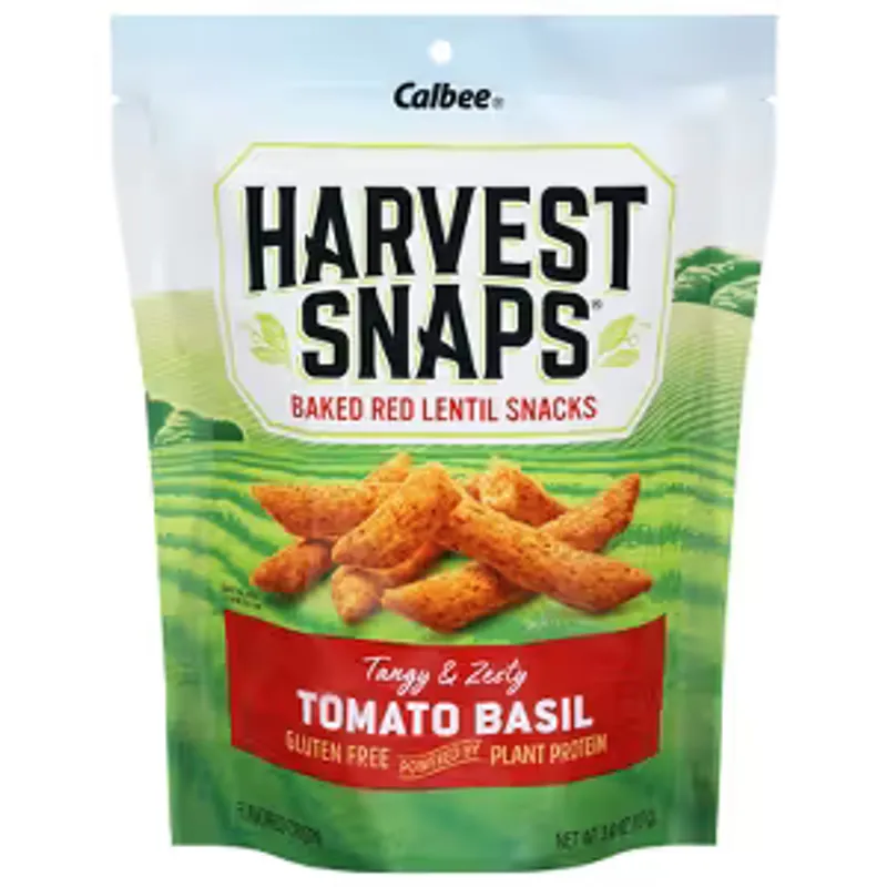 Calbee Harvest Snaps Tomato Basil view 1