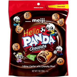 Meiji Hello Panda Chocolate Creme Filled Cookies