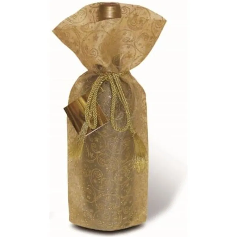 Gift Essentials Wrap-Art Sheer Delight Bag Gold view 1