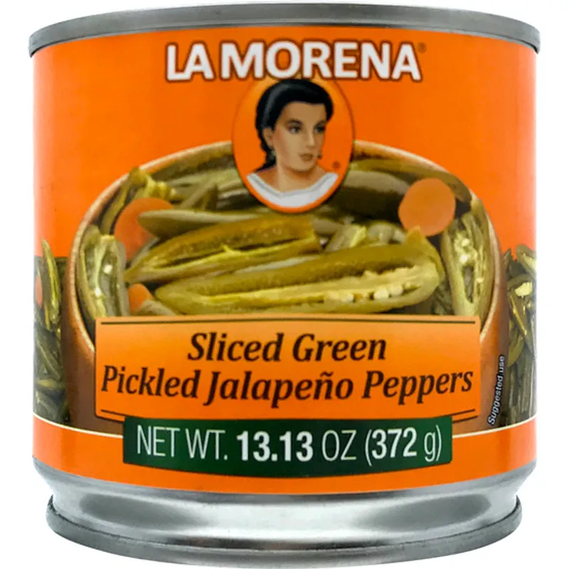 La Morena Sliced Green Pickled Jalapeno Peppers view 1