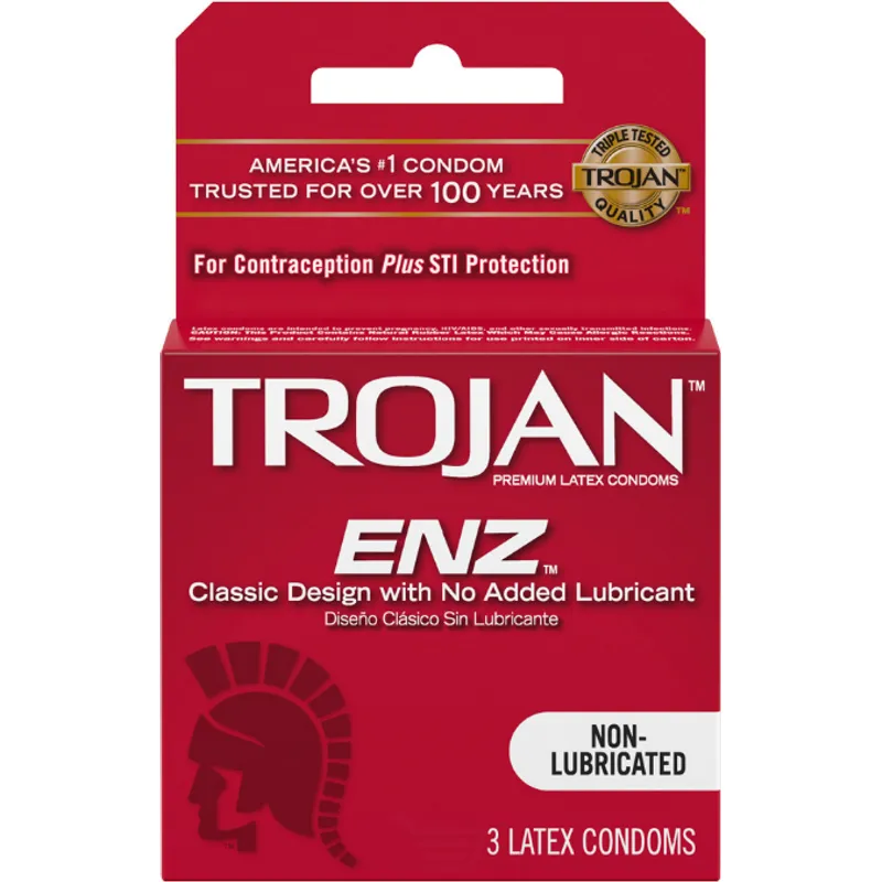 Tojan Enz Non-Lubricated Condoms view 1