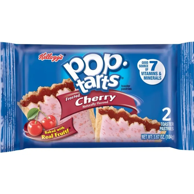Kelloggs Pop Tarts Toaster Pastries Frosted Cherry view 1
