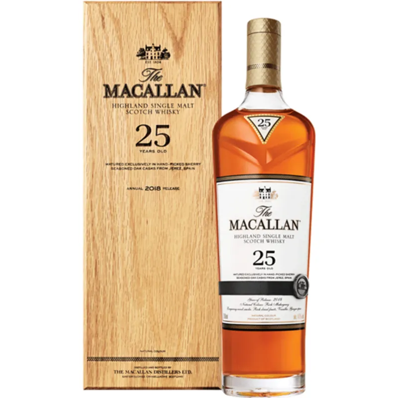 The Macallan Sherry Oak 25 Year Old Single Malt Scotch Whisky view 1
