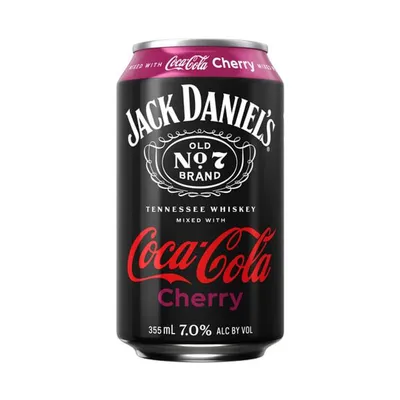 Jack Daniel's & Coca-Cola Cherry 12 oz Can