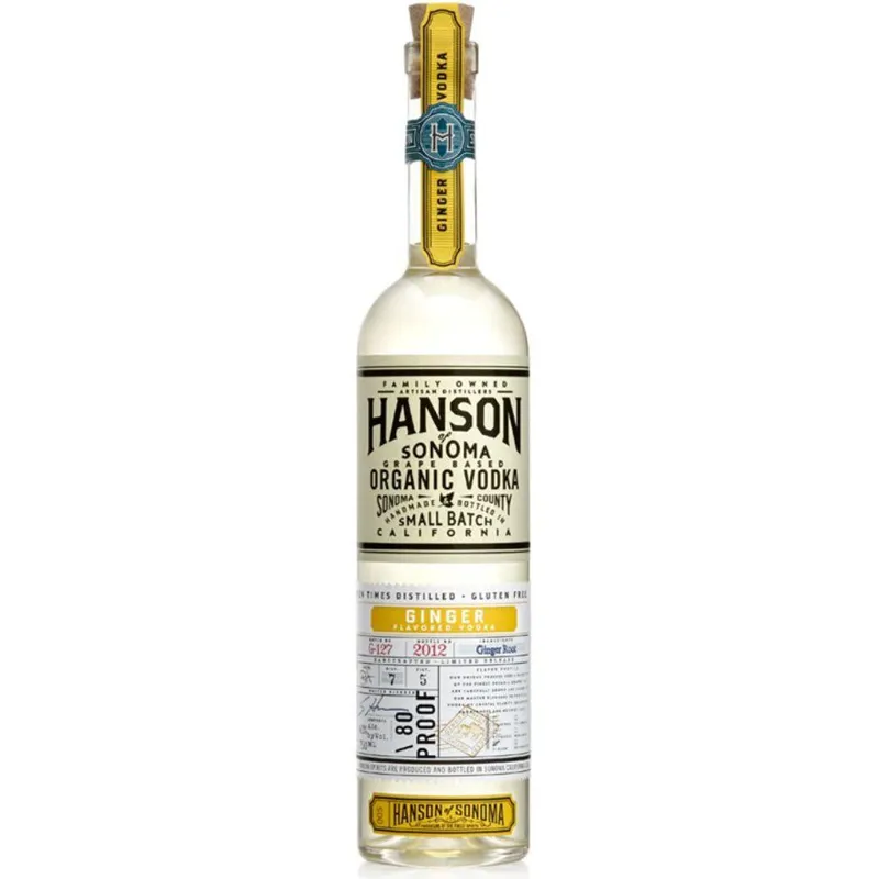Hanson of Sonoma Ginger Organic Vodka view 1