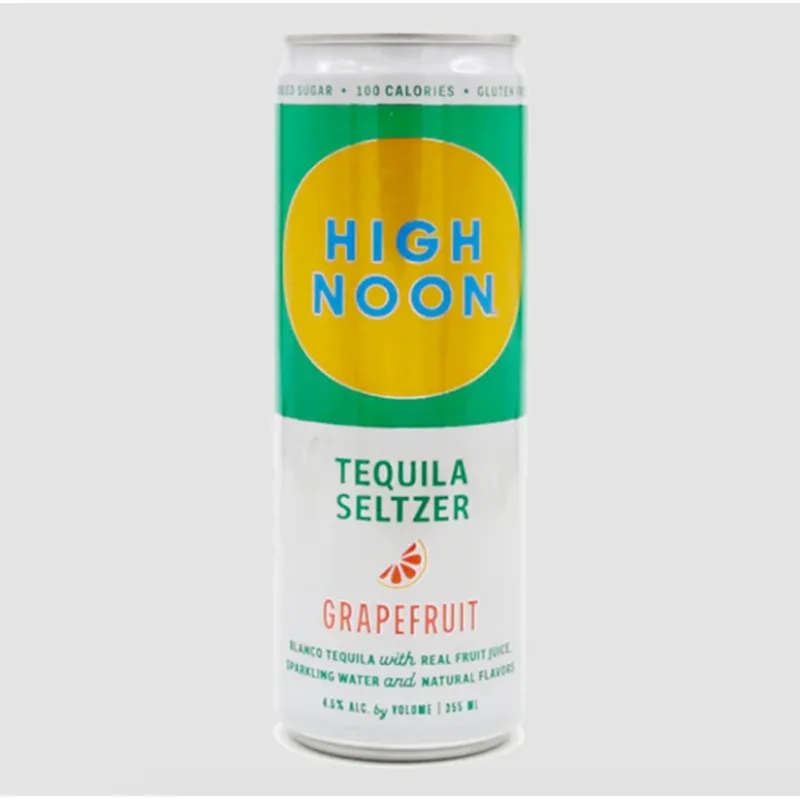 High Noon Tequila Seltzer Grapefruit view 1