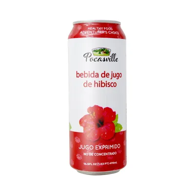 Pocasville Hibiscus Juice Drink 16.5 oz