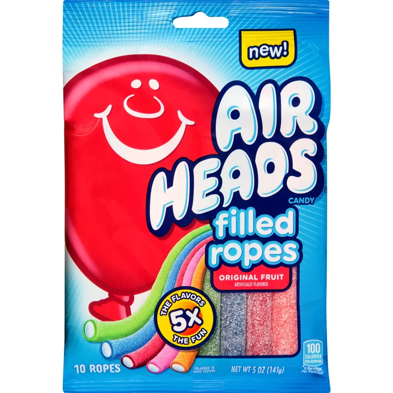 Air Heads Candy Filled Ropes Original Fruit view 1