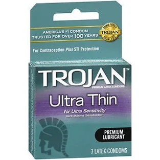 Trojan Sensitivity Ultra Thin Premium Lubricant Condoms