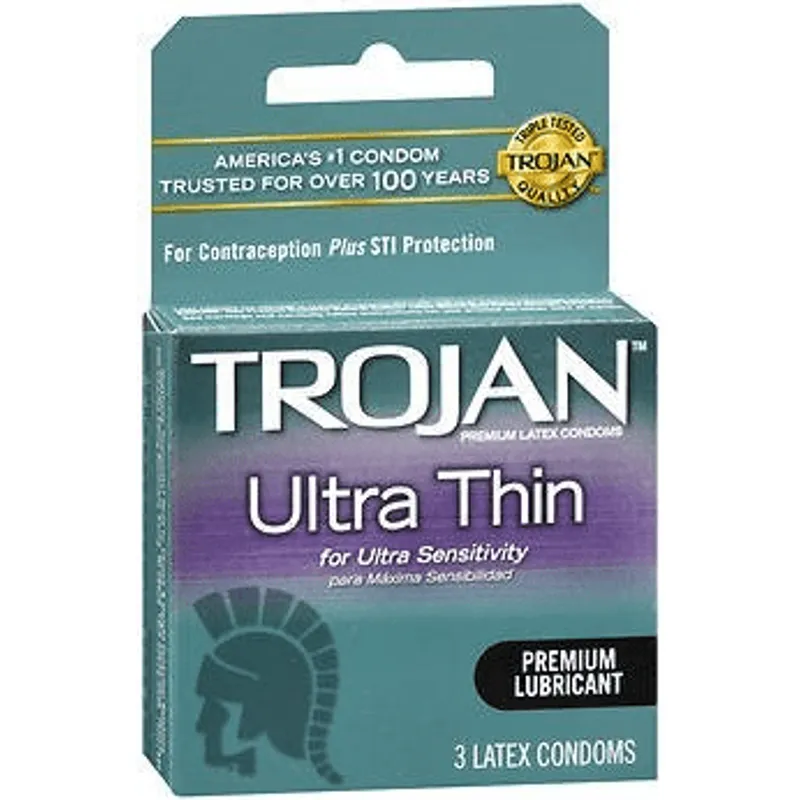 Trojan Sensitivity Ultra Thin Premium Lubricant Condoms view 1