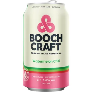 Boochcraft Watermelon Mint Chili Hard Kombucha