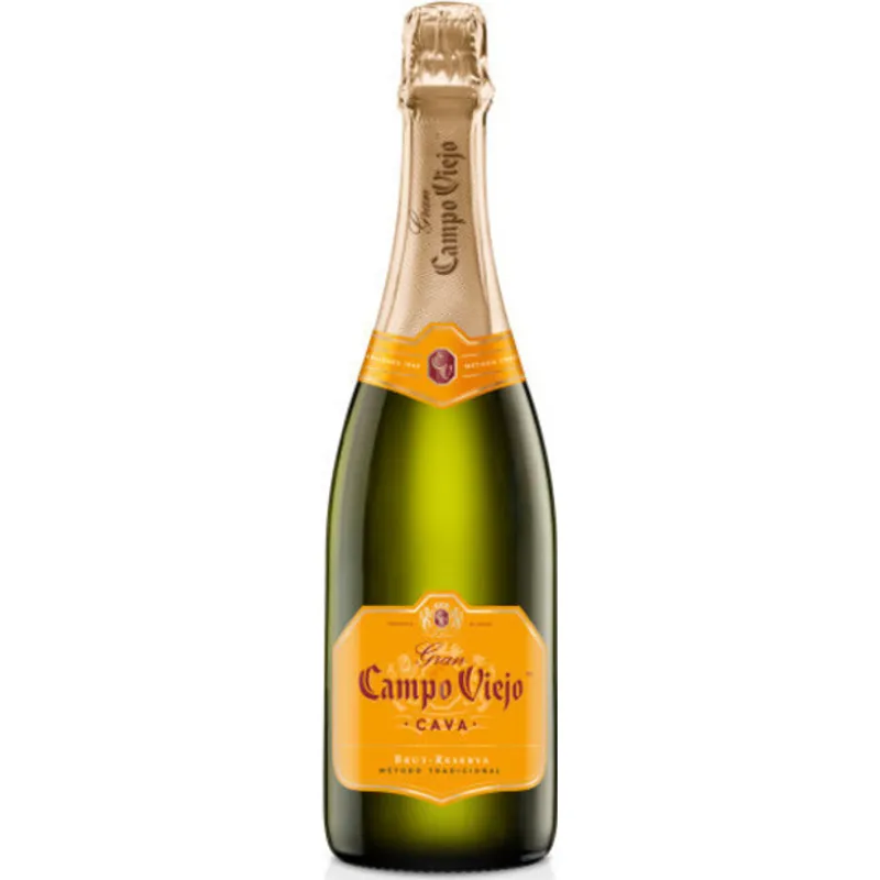 Campo Viejo Gran Brut Cava Reserva Macabeo Xarello Parellada Sparkling Wine view 1