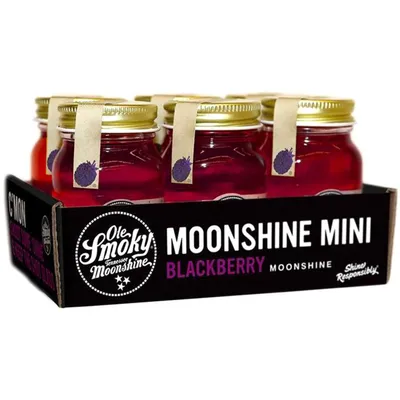 Ole Smoky Blackberry Moonshine 6-Pack 50ml
